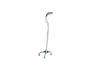 Aluminum Adjustable Quad Cane - Large Base