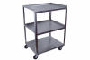 STAINLESS STEEL CART 3-SHELF 16X21X30 IN