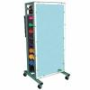 Mobile Dumbell/Cuff Weight Rack with Mirror